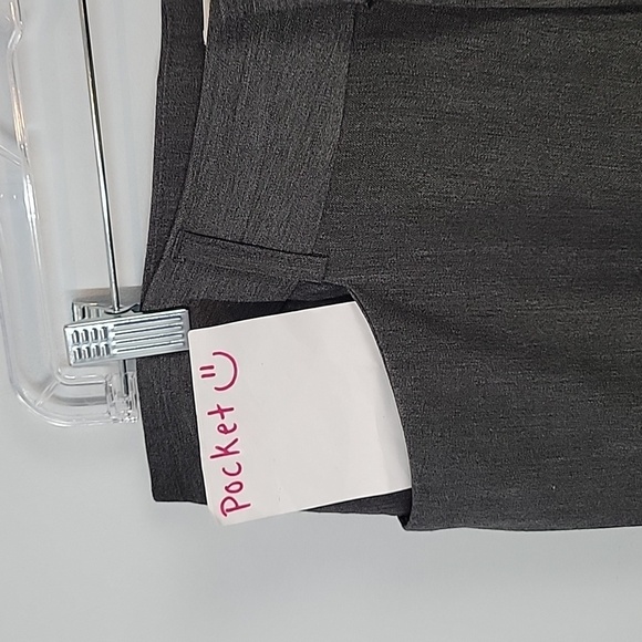 Michael Kors Gray Straight Leg Trousers Pants - Picture 2 of 7